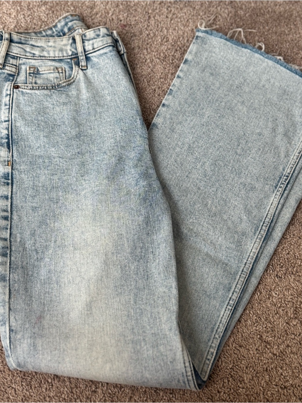 Light Blue Women's High-Rise Flare Jeans